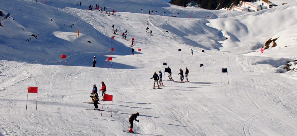 snow sports in Shimla