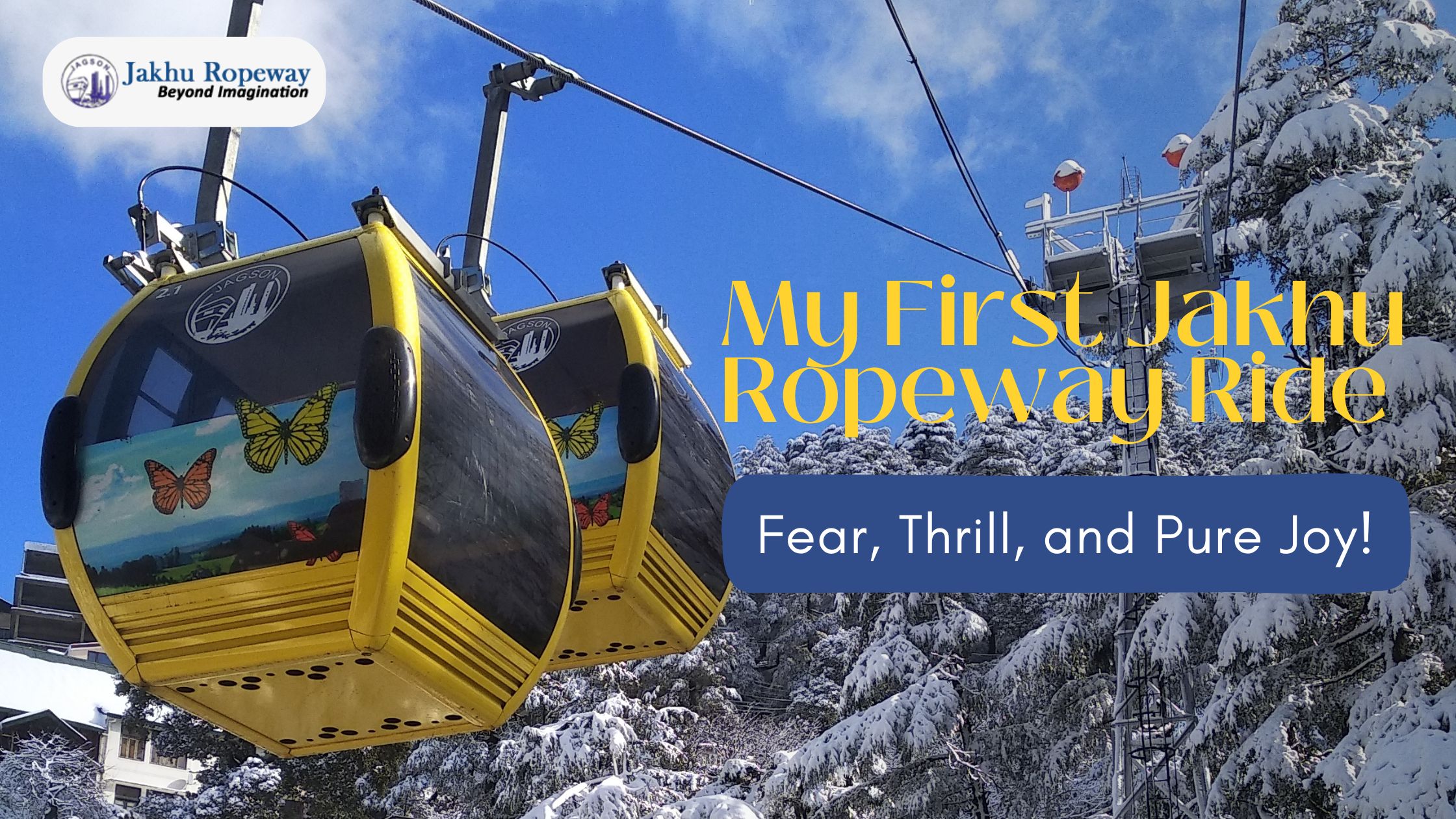 My First Jakhu Ropeway Ride - Jakhu ropeway shimla